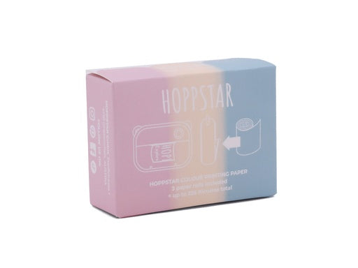 Hoppstar Refill - 3 rolls of colored paper
