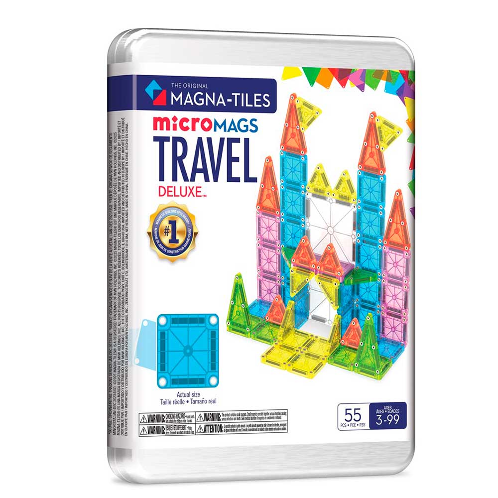 Magna Tiles Micro Mags 55 bloques de construcción magnéticos