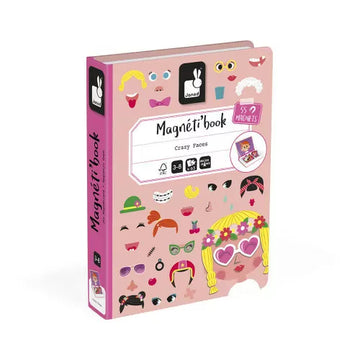 Janod Magneti'Book Crazy Faces Girls