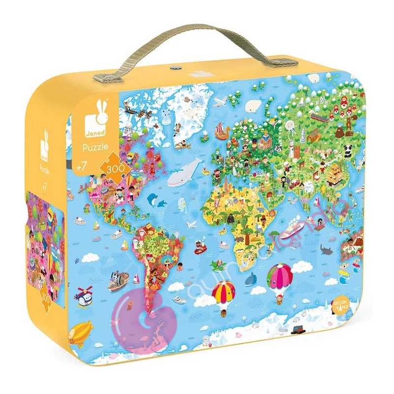 Janod Puzzle Gigante Atlas Mundial