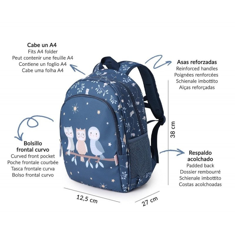 Mochila Mediana Tutete El Bosque Mágico 38 cm