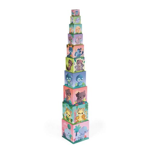 Janod Adorable Animals Square Pyramid
