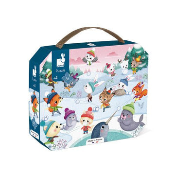 Janod Puzzle Fiesta en la Nieve