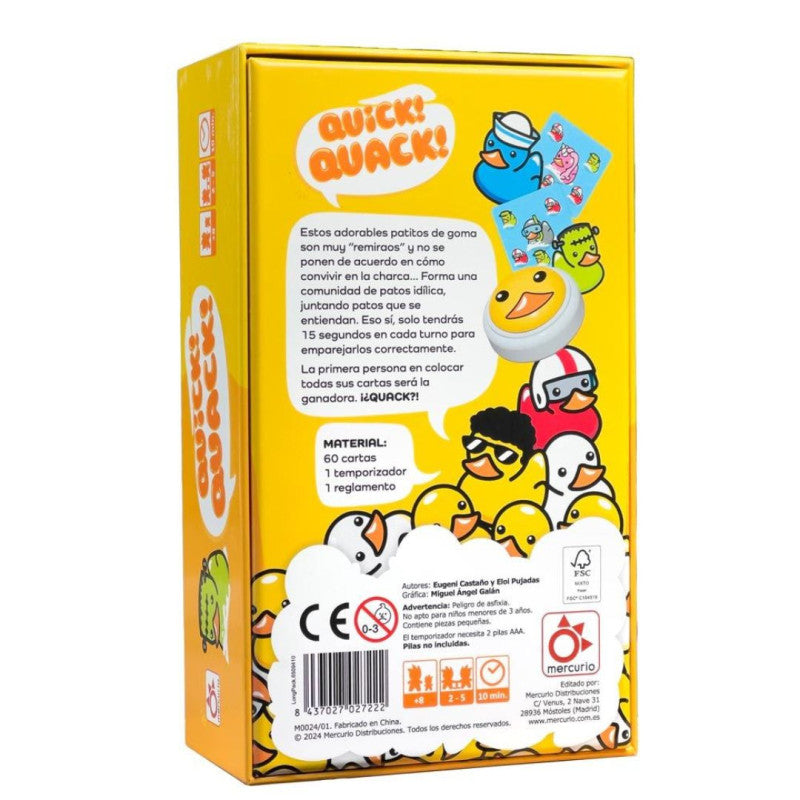 Quick Quack Board Game