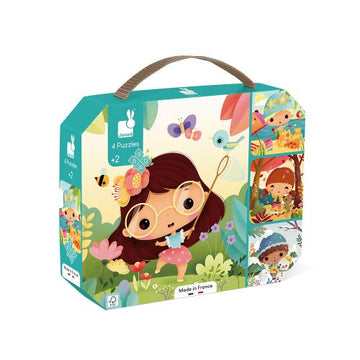 Janod The 4 Seasons Puzzle (6-9-12-16) Pieces
