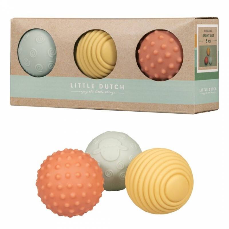 Little Dutch Set 3 pelotas Sensoriales