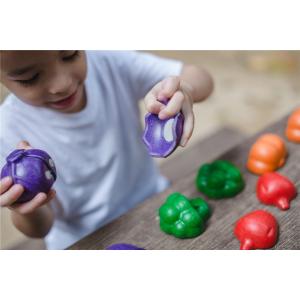 Plantoys 5-Color Wooden Vegetables