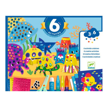 Set Creativo Actividades Mar Djeco.