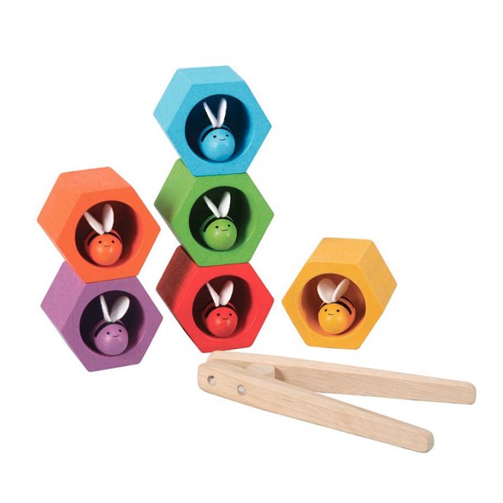 Plantoys Beehives Sorting Set