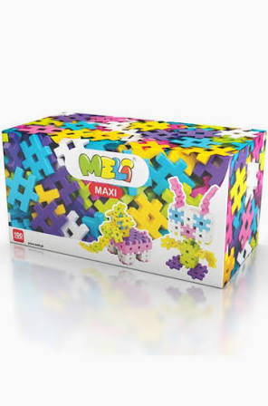 Construcciones Meli Maxi Pastel 100pcs