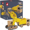 Janod Wooden Dump Truck and Excavator