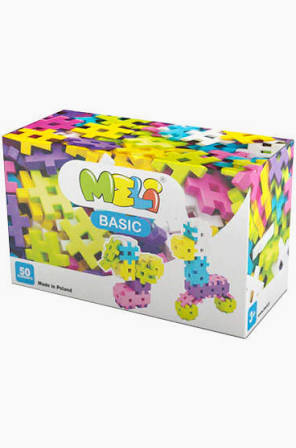 Meli Basic Pastel Building Blocks 50pcs