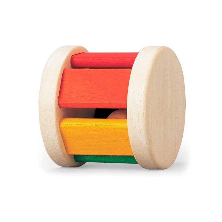 Plantoys Wooden Roller Rattle