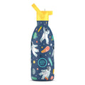 Botella de agua reutilizable para niños - Cool Bottles - Galactic Ride - 500ml.