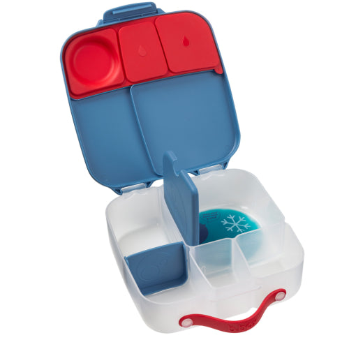 Caja almuerzo con gel refrigerante Blue Blaze Fizz B.Box