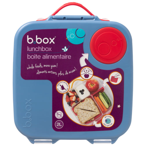 Caja almuerzo con gel refrigerante Blue Blaze Fizz B.Box