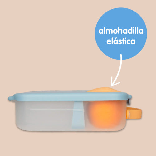 Caja almuerzo con gel refrigerante Blue Blaze Fizz B.Box
