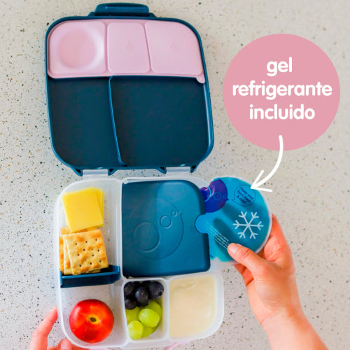 Caja almuerzo con gel refrigerante Blue Blaze Fizz B.Box