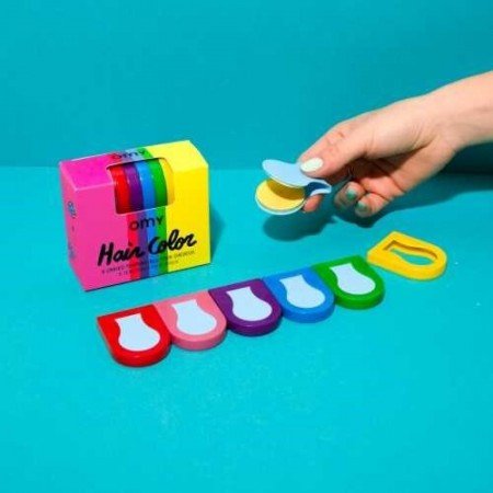 6 TEMPORARY HAIR CHALKS