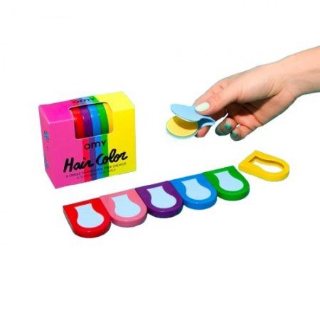 6 TEMPORARY HAIR CHALKS