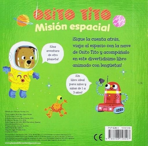 Cuento Osito Tito Misión Espacial - Imagen 2