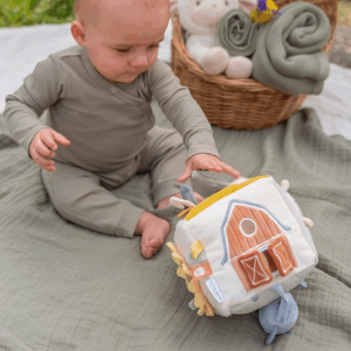 Little Dutch Cubo Blandito de Actividades Pequeña Granja - Imagen 2