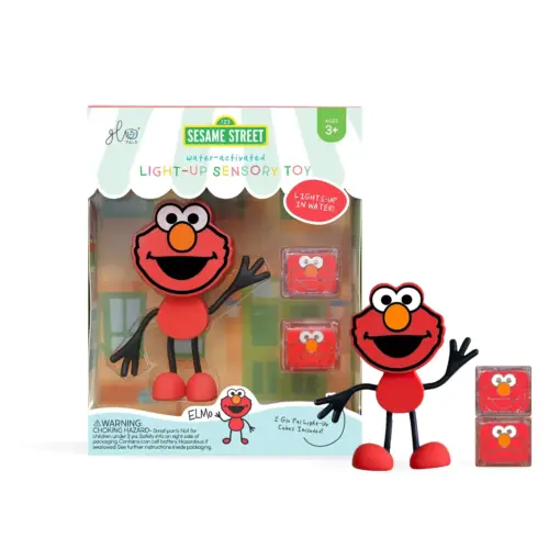 GloPals Set Personaje + 2 Cubos luz ELMO