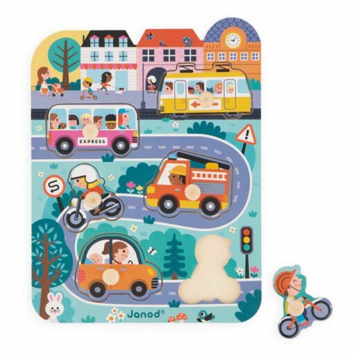 Janod Puzzle En la Ciudad