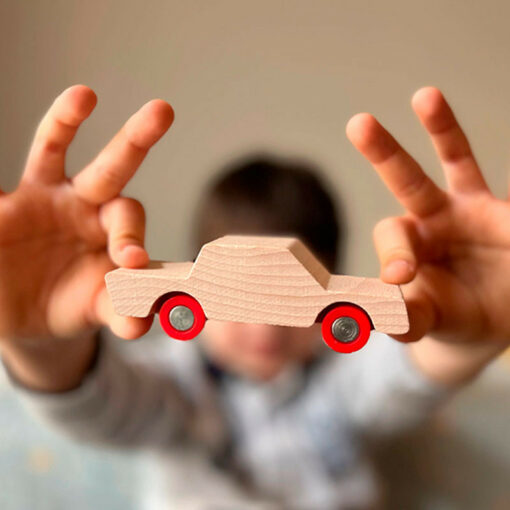Drive Away Car Edition - Carretera Flexible Waytoplay 11 Piezas + 1 Coche de Madera - Imagen 5
