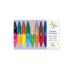 Djeco 9 Lápices/Ceras y 16 Colores