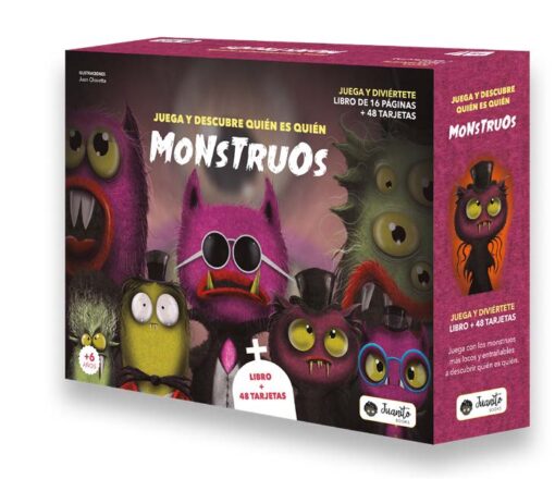 Manolito Books MONSTRUOS JUEGA Y DESCUBRE QUIEN ES QUIEN +6AÑOS