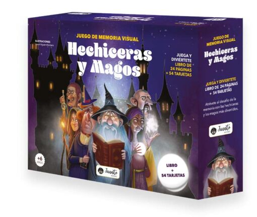 Manolito Books Juego de Memoria visual Hechiceras Y Magos