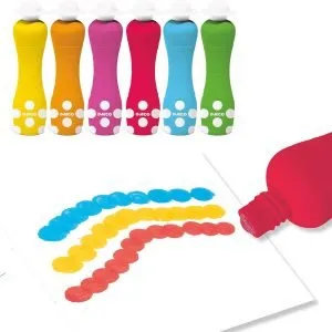 Set 6 marcadores de espuma lavables 6 colores - Imagen 3