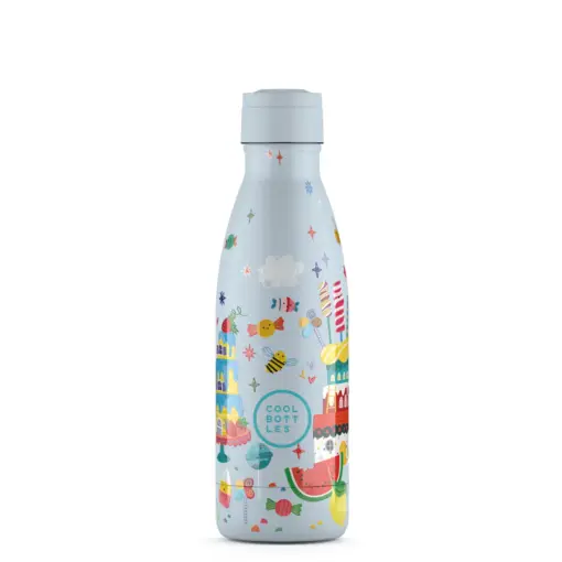 Botella de agua reutilizable para niños - Cool Bottles -Candy Land 350ml.  - Imagen 3