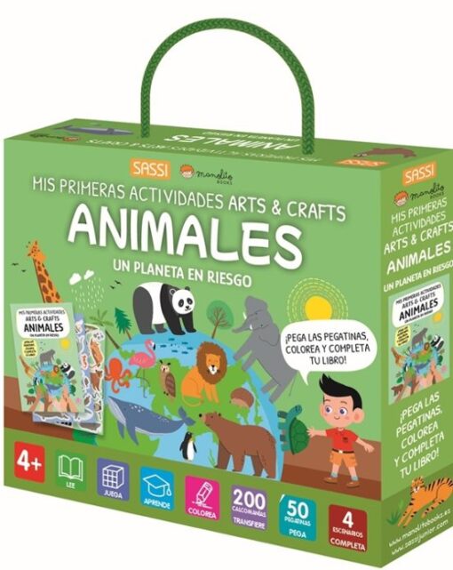 Manolito Books ANIMALES (MIS PRIMERAS ACTIVIDADES ARTS & CRAFTS)