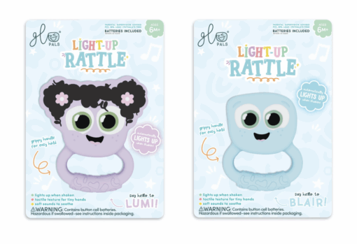 Glo Pals sonajero Mordedor con Luz Lila - Imagen 2