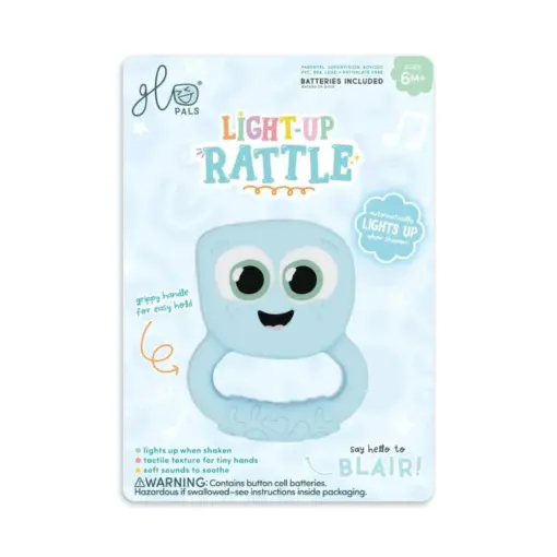Glo Pals sonajero Mordedor con Luz Azul