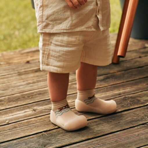 Zapatos Attipas Aqua X Submarine Beige Talla 21,5 - Imagen 3