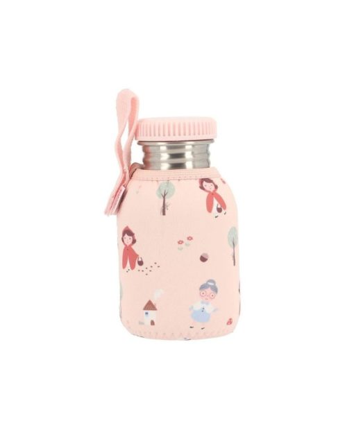 Tutete Botella Acero con Funda Caperucita Roja 350ml.