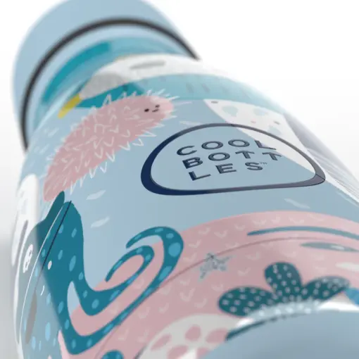 Botella de agua reutilizable para niños - Cool Bottles - SeaWorld Mundo Marino - 260ml. - Imagen 3