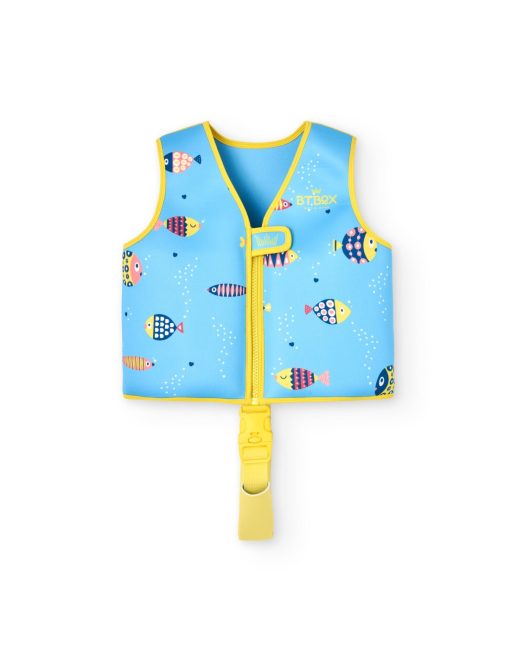 CHALECO DE NATACIÓN BTBOX 2025 Peces – TALLA M - 19 - 30 Kg.