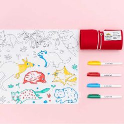 Tapete silicona SCRIBBLE Australia 4 ROTULADORES