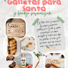 Galletas para Santa y bandeja personalizada
