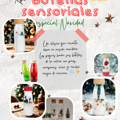 Botellas sensoriales especial Navidad